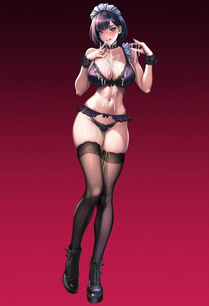 ギャルビッチメイドの教育_5