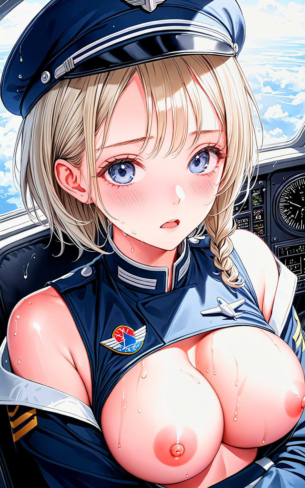 サンプル画像4:【R-18】エチエチ機長さん（女上司） 僕を自由に操縦する機長さんがとってもエッチな件！ vol.2(BETA) [d_552384]