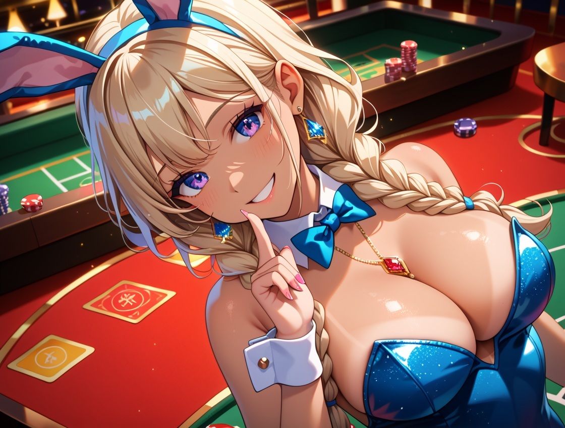 サンプル画像6:景品はバニーガールとのプレイ？バニーガールカジノ(ホムラ) [d_552391]