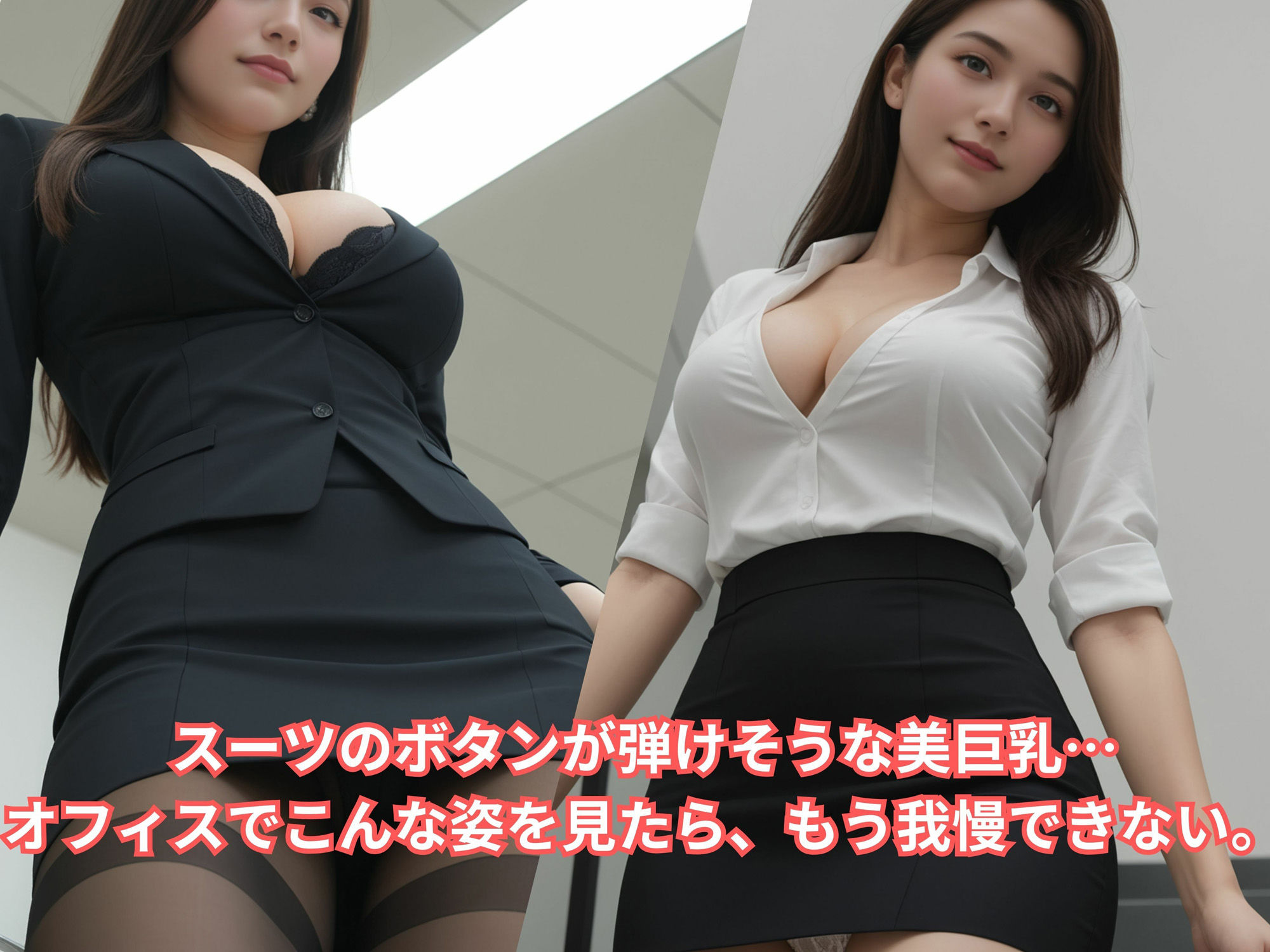エロ妄想が止まらない〜美人巨乳秘書のオフィス誘惑〜_1