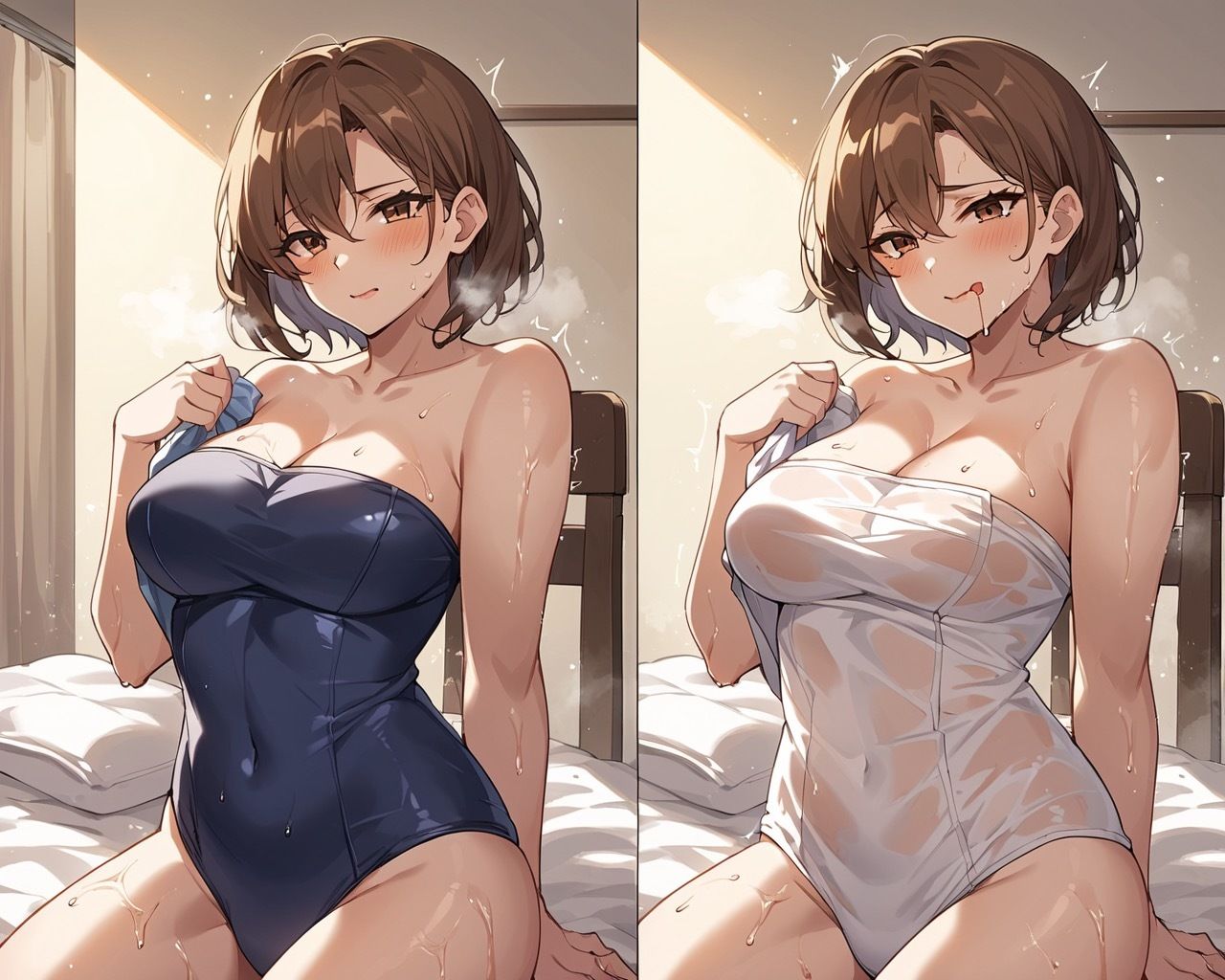 サンプル画像1:妻とレスが続いているので、ブルマを履かせてみた(むちふわドーナツ) [d_552555]