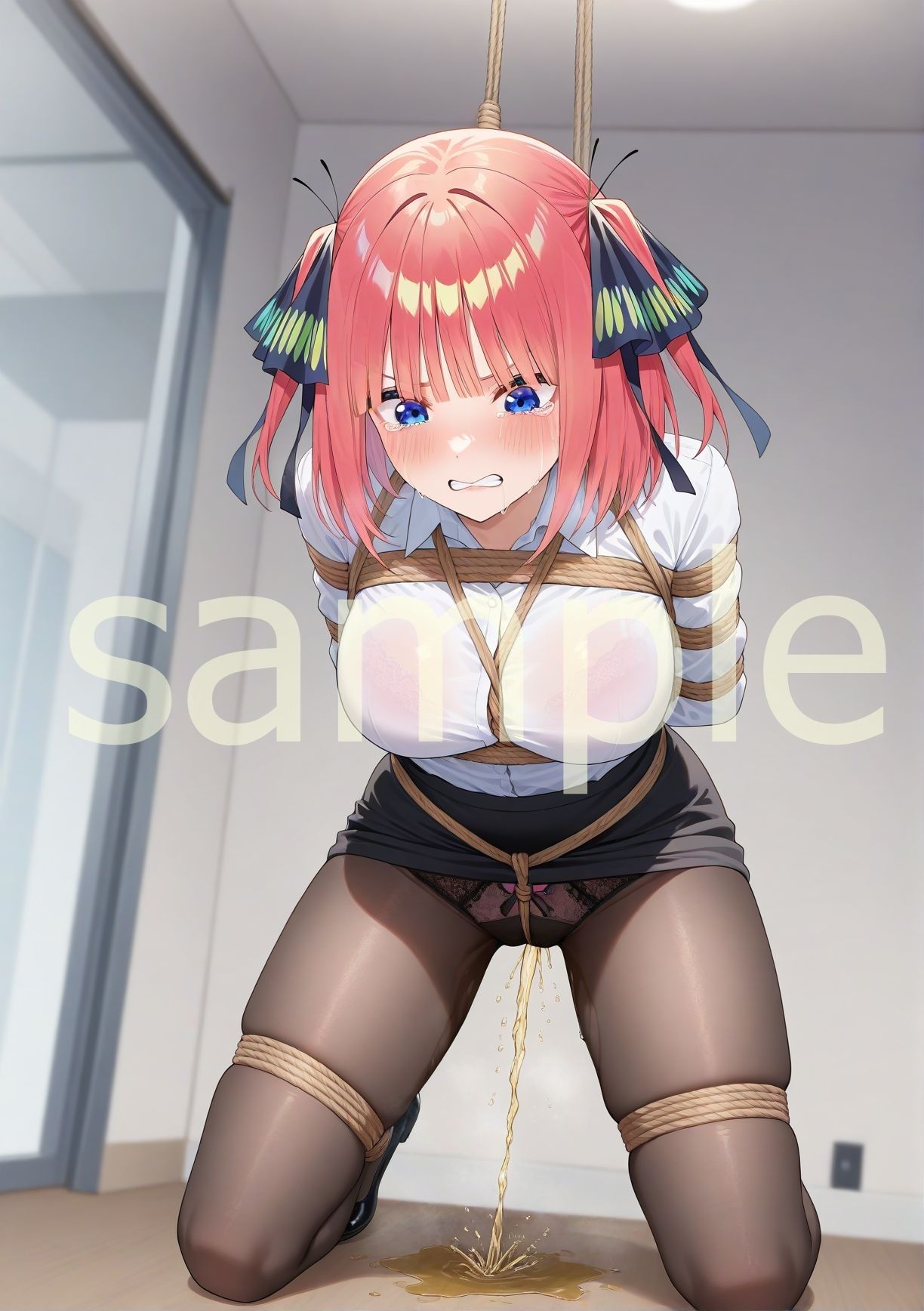 サンプル画像2:エロすぎ注意【拘束・お漏らし作品集】中野二〇編(妄想スタジオ) [d_552653]