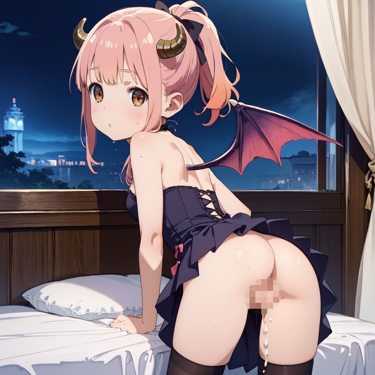 おXんぽだいすき！月夜の晩に現れる淫魔サキュバスPart11 貧乳っ子倶楽部 エロ画像5