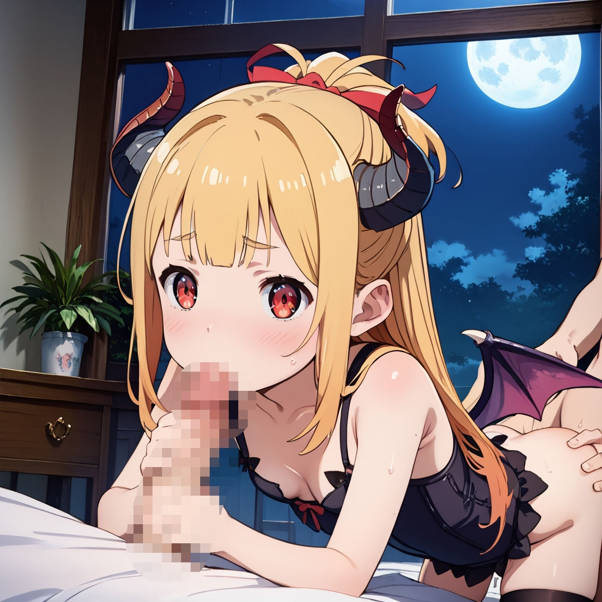 おXんぽだいすき！月夜の晩に現れる淫魔サキュバスPart11 貧乳っ子倶楽部 エロ画像6