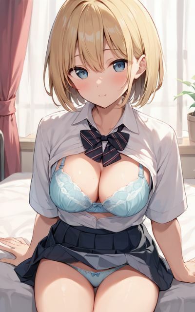 サンプル画像1:性欲あふれるギャル幼馴染と中出し三昧(くりぼー) [d_552772]