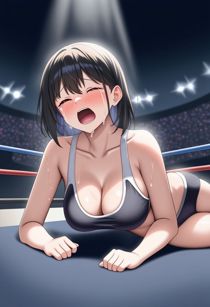 サンプル画像4:女子プロレス美少女AIイラストコレクション3 敗北ポーズ編(温泉たまご) [d_552832]