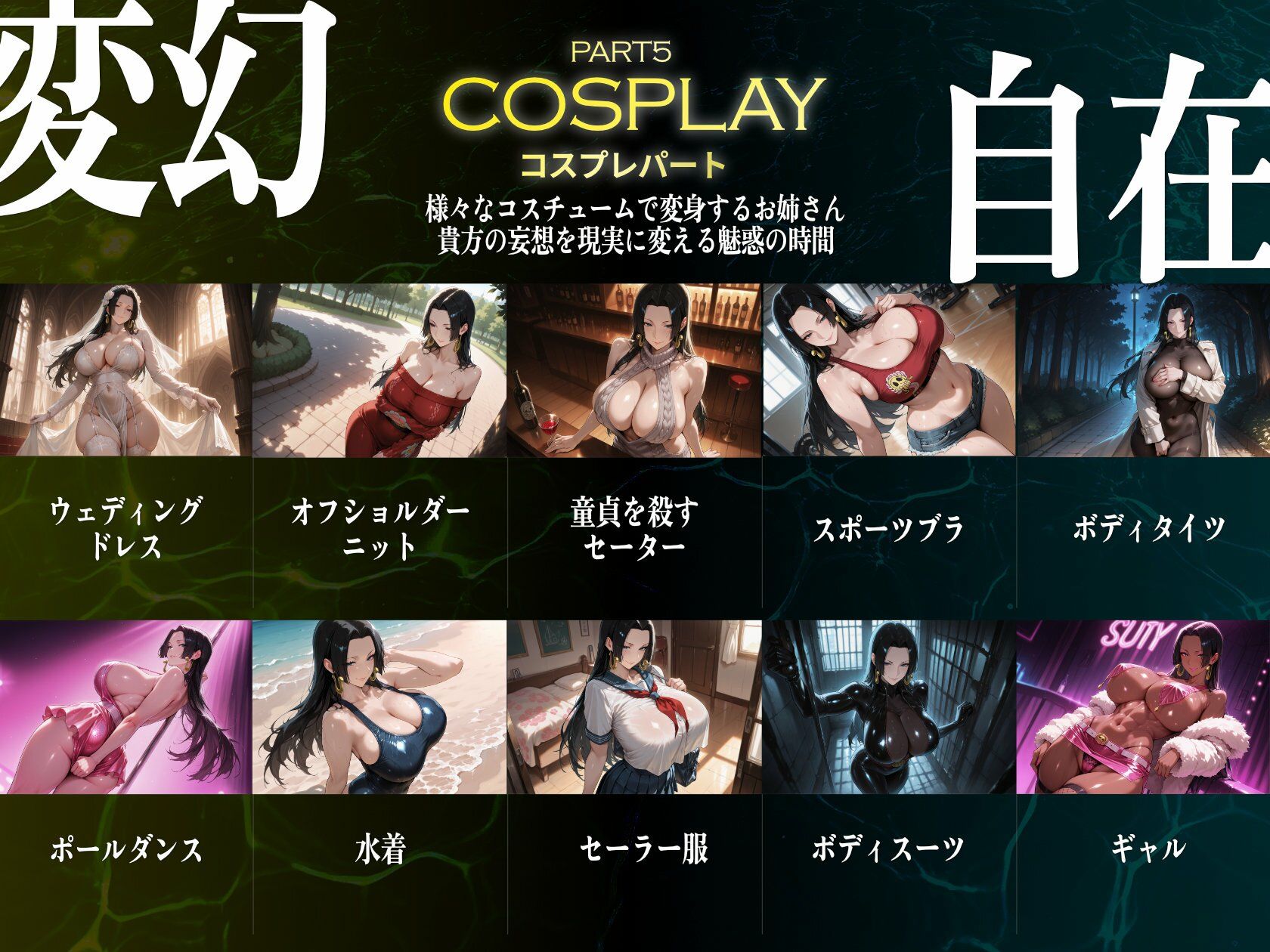 巨乳痴女同人CG集 エーテライト ボア・ハンコッ○編 画像6
