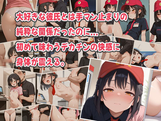 サンプル画像2:彼氏とバイト中に店長の巨根にNTR！ちっぱい女子大生が深夜勤務で快楽堕ち！(オムライスくん) [d_552879]