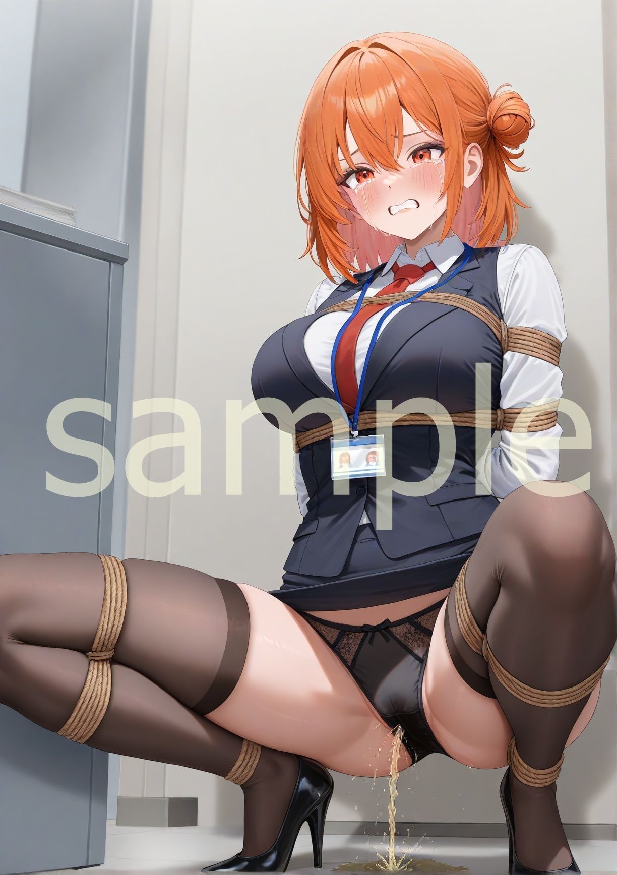 サンプル画像4:エロすぎ注意【拘束・お漏らし作品集】由〇ヶ浜結衣編(妄想スタジオ) [d_552892]