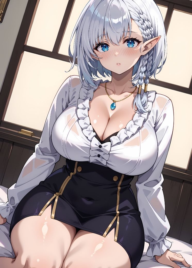 サンプル画像3:A woman who looks like Beta （The ●minence in Shadow）Illustration book(IM) [d_552901]