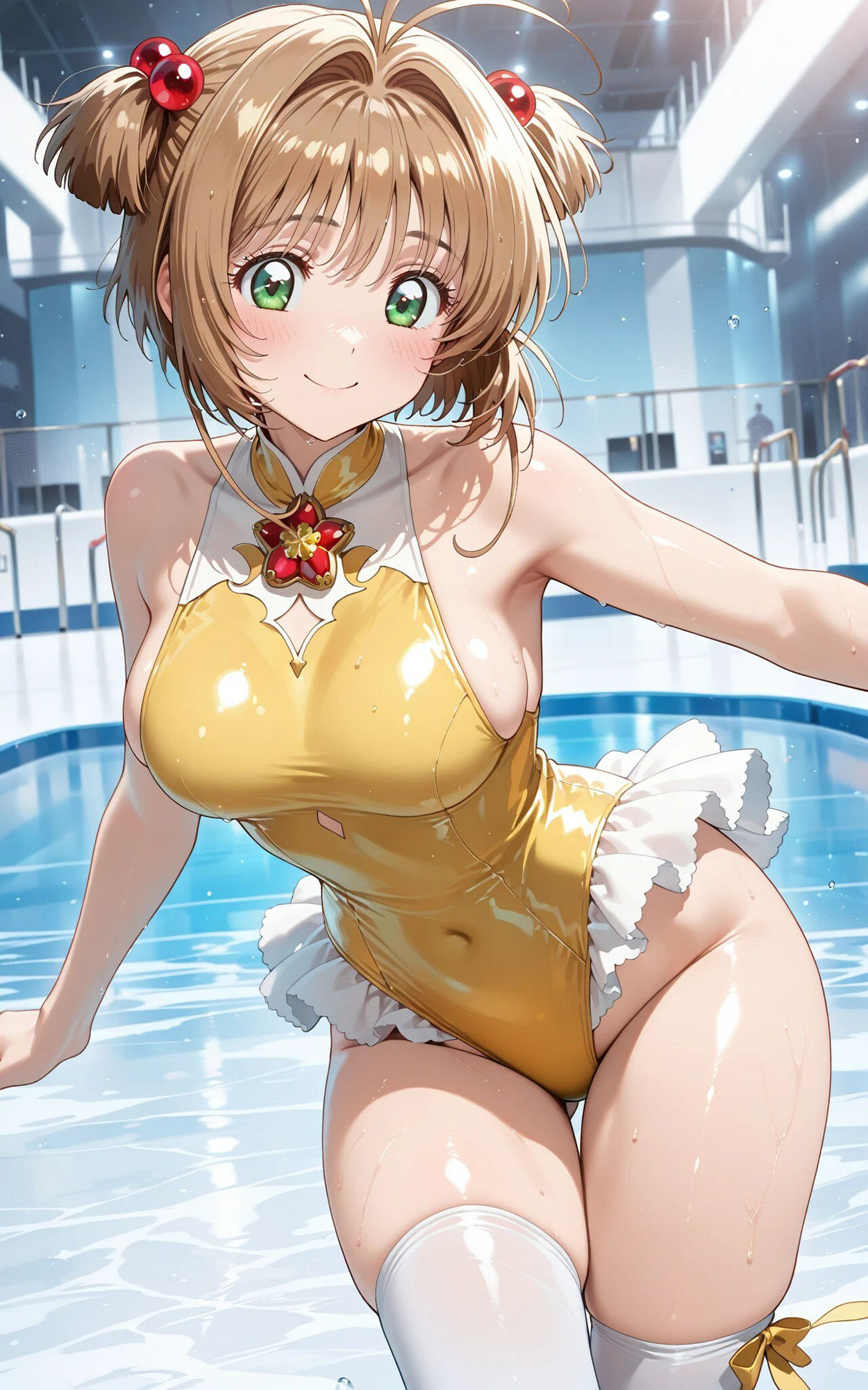 サンプル画像1:【発情ヒロイン】カードキ〇プターさくら フィギュアスケート性指導編(画像生成マン) [d_552962]