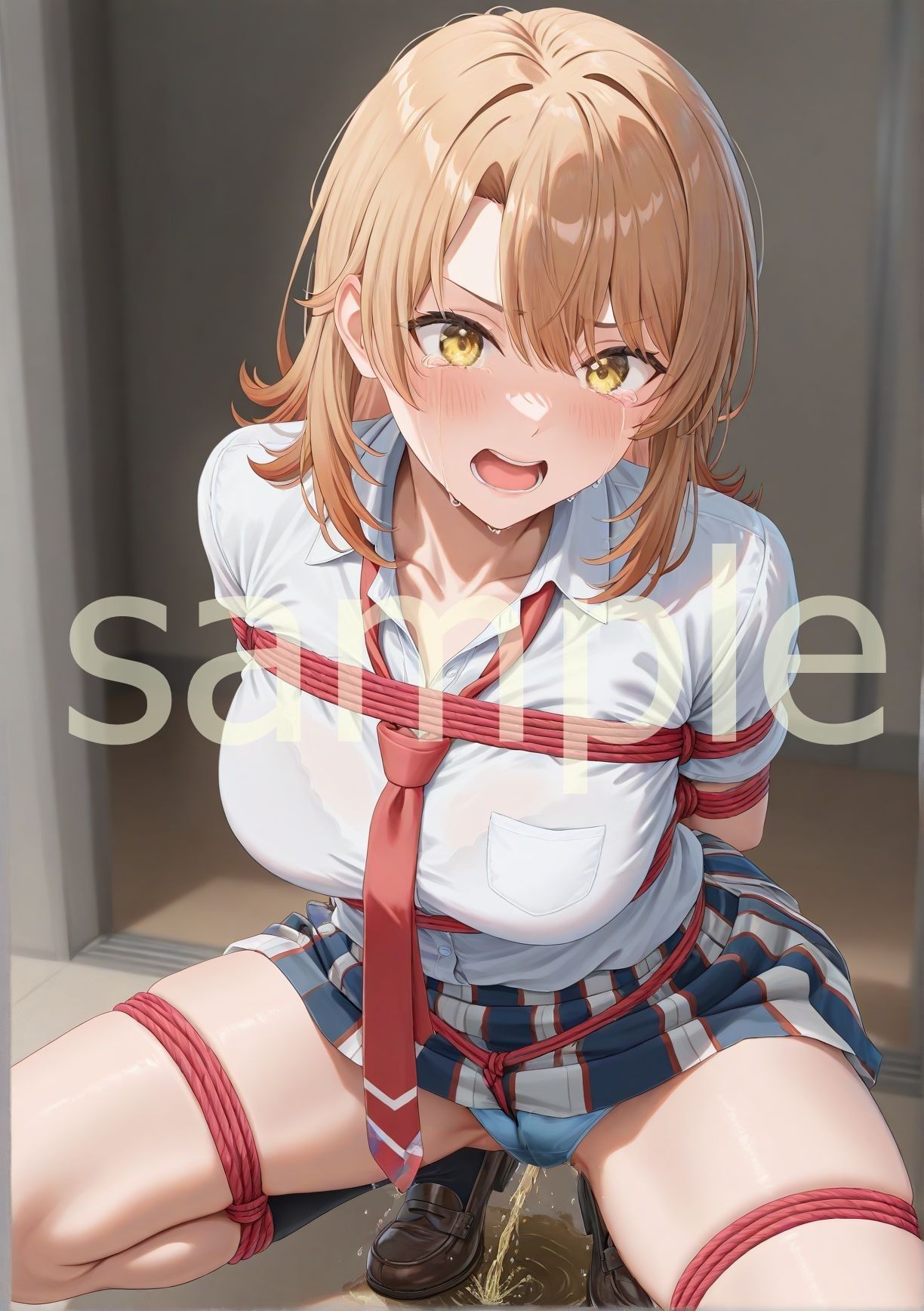 サンプル画像2:エロすぎ注意【拘束・お漏らし作品集】一〇 いろは編(妄想スタジオ) [d_553008]