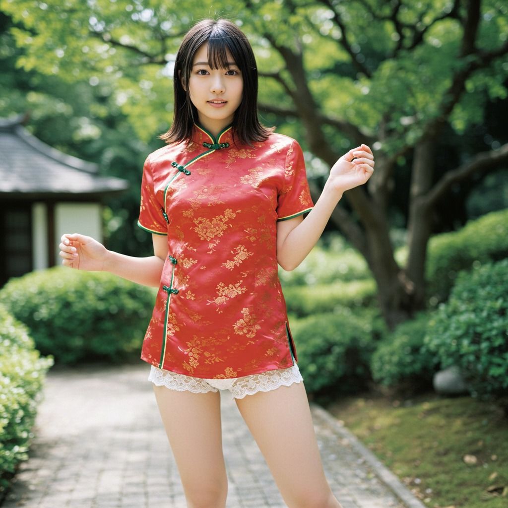 アイドル チャイナドレス8