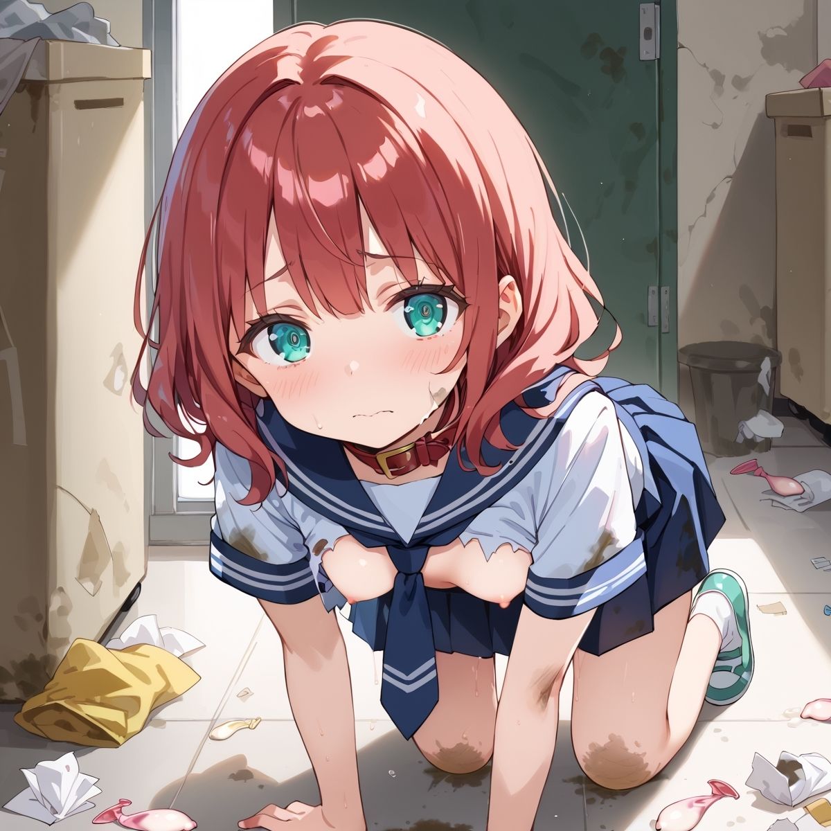 サンプル画像6:放課後●K調教倶楽部。〜●リ●K編〜【厳選画像420枚】Vol.4(しまうまリス) [d_553043]