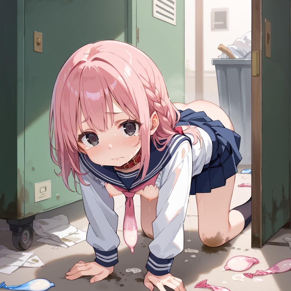 サンプル画像5:放課後●K調教倶楽部。〜●リ●K編〜【厳選画像420枚】Vol.5(しまうまリス) [d_553047]