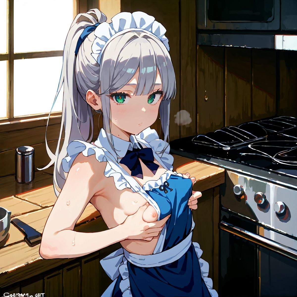 つるぺたメイドのご奉仕タイム！！【たっぷりボリューム411枚！】Vol.42
