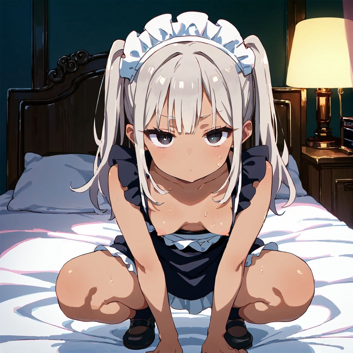 つるぺたメイドのご奉仕タイム！！【たっぷりボリューム411枚！】Vol.46