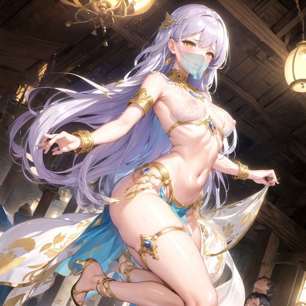 サンプル画像6:【記憶の中の妖艶なる舞踏会 〜エレガントな美女たちの時を超えたパフォーマンス〜】(ゆきみるく) [d_553094]