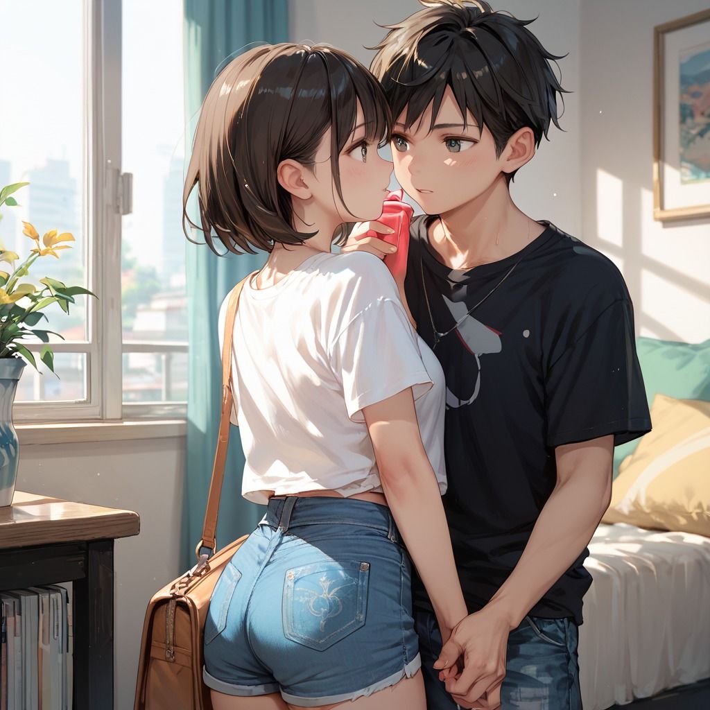 サンプル画像2:久しぶりに再会した処女の幼馴染に頼まれて特訓(あんず) [d_553261]