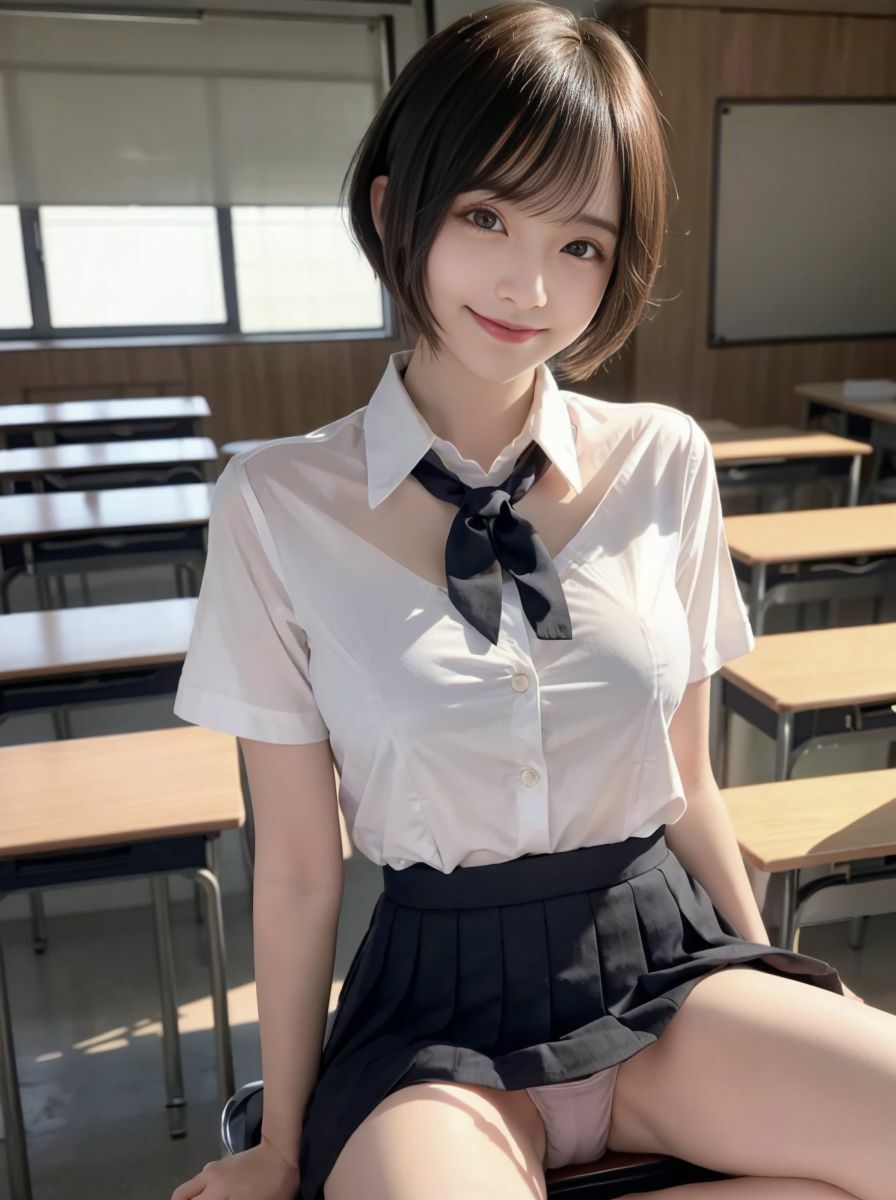 サンプル画像4:女子校生の学園ライフ、全部見せます！弥生ちゃん編(Tomomix.ai) [d_553267]
