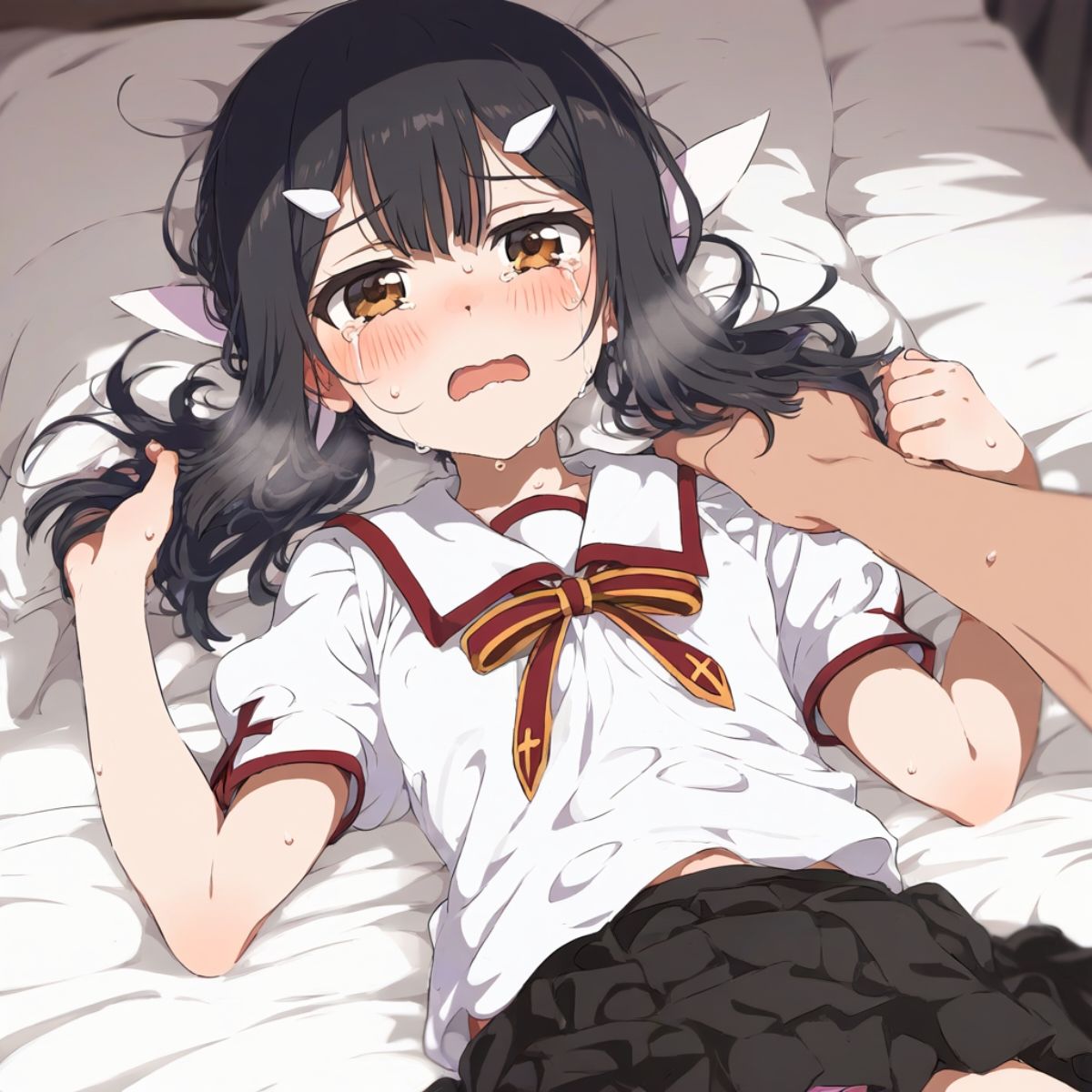 初めてのエッチで怖くて泣いてしまった美遊ちゃん サンプル画像 2