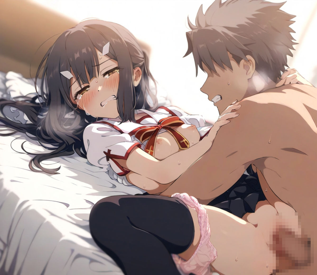 初めてのエッチで怖くて泣いてしまった美遊ちゃん サンプル画像 5