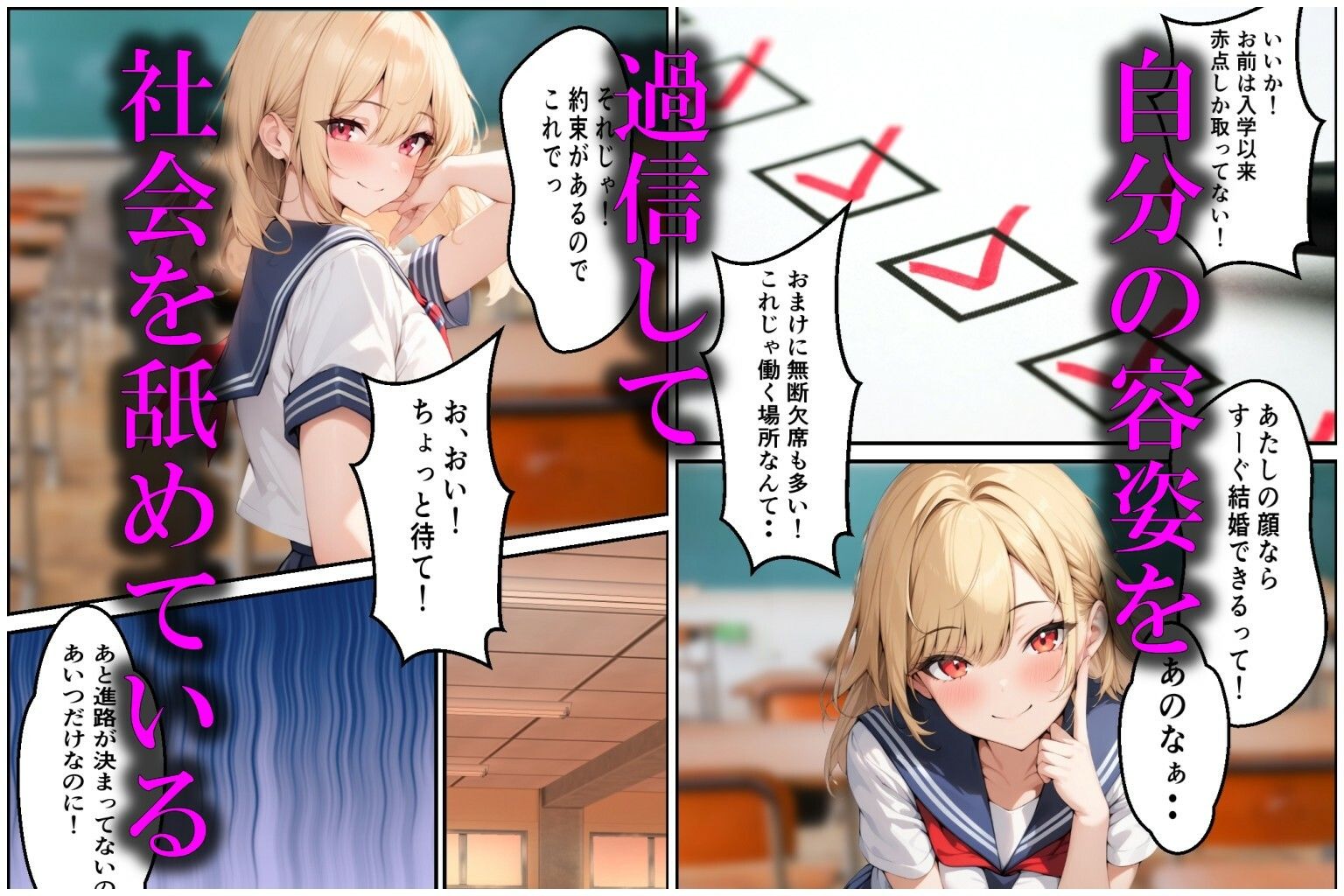 サンプル画像2:不真面目美少女  お風呂屋さんに就職！？(Pretty Sushi Girls) [d_553474]