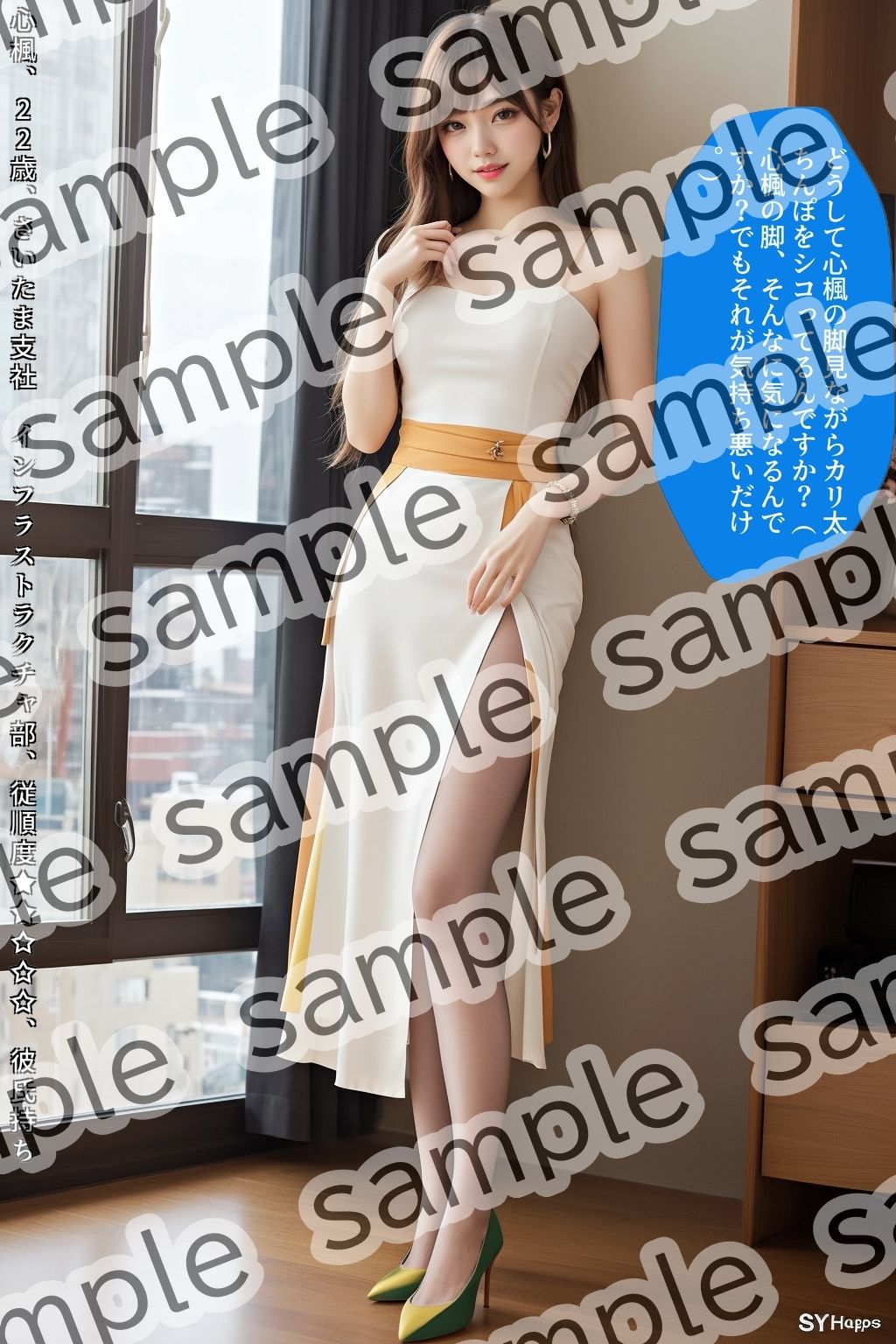 サンプル画像3:神美脚OL〜スリットスカート編〜 vol.2(あらぶるま18＋) [d_553516]