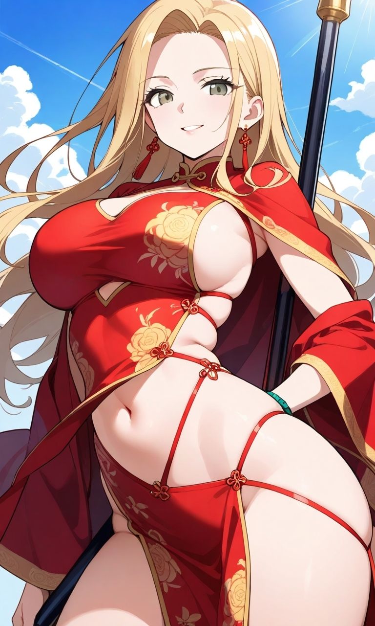 サンプル画像6:フェチコレVol.52 吊り上げ拘束された金髪巨乳チャイナ娘たち【総枚数250枚】(満点星) [d_553525]