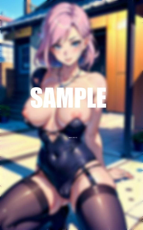 エロ過ぎるガーターベルト美熟女たち若いビンビン勃起チンポが欲しくて街を徘徊 画像7