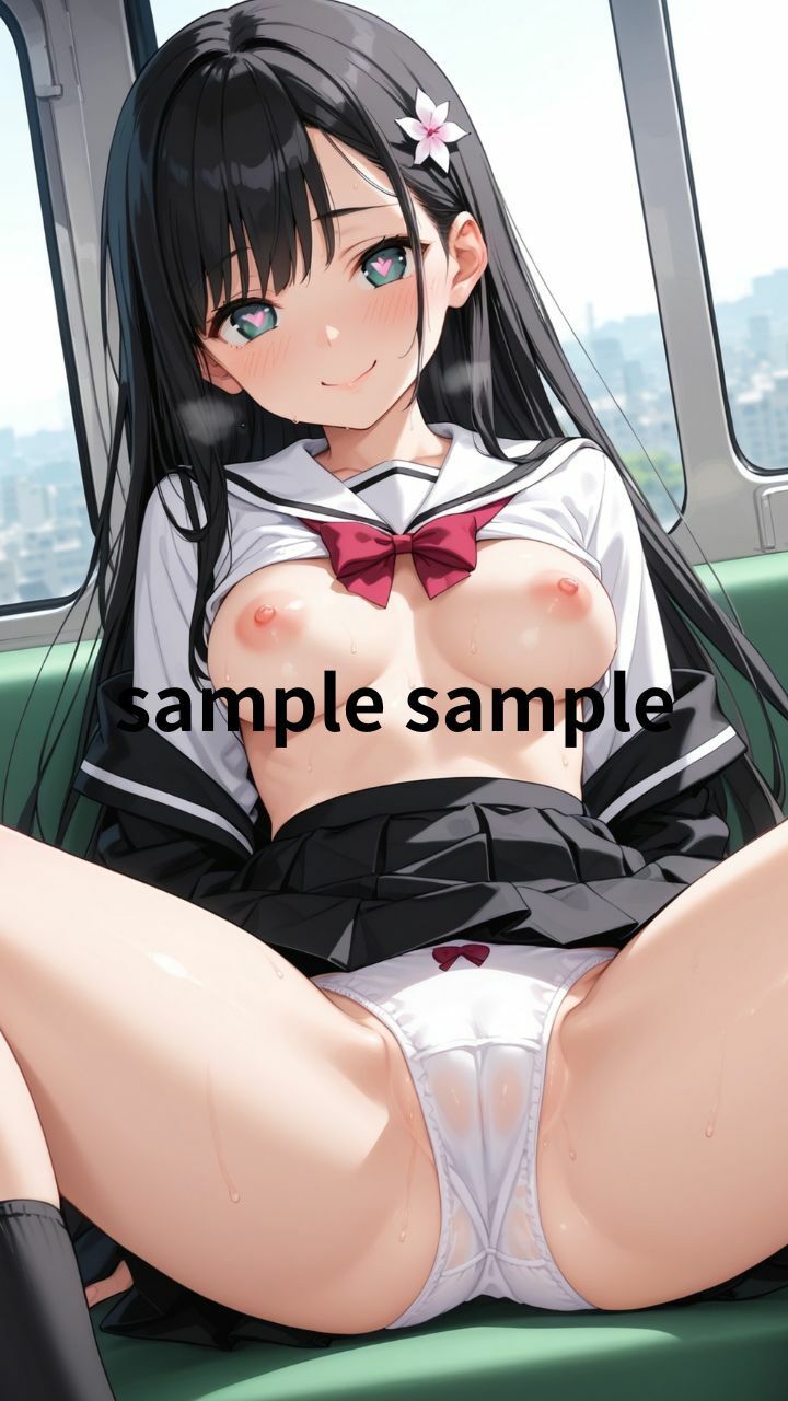 サンプル画像1:催●アプリで痴●列車にハーレム乗車〜JK編〜(くるるえいち) [d_553603]