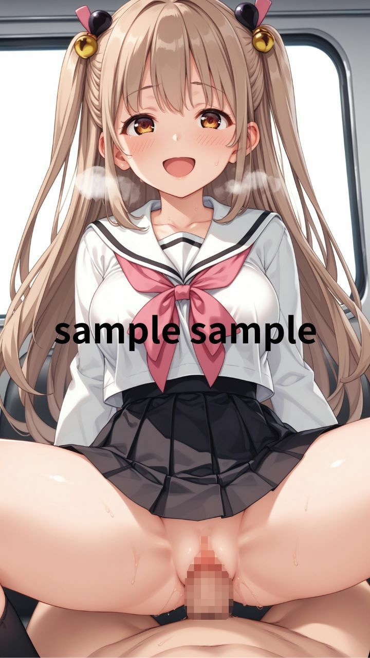 サンプル画像3:催●アプリで痴●列車にハーレム乗車〜JK編〜(くるるえいち) [d_553603]