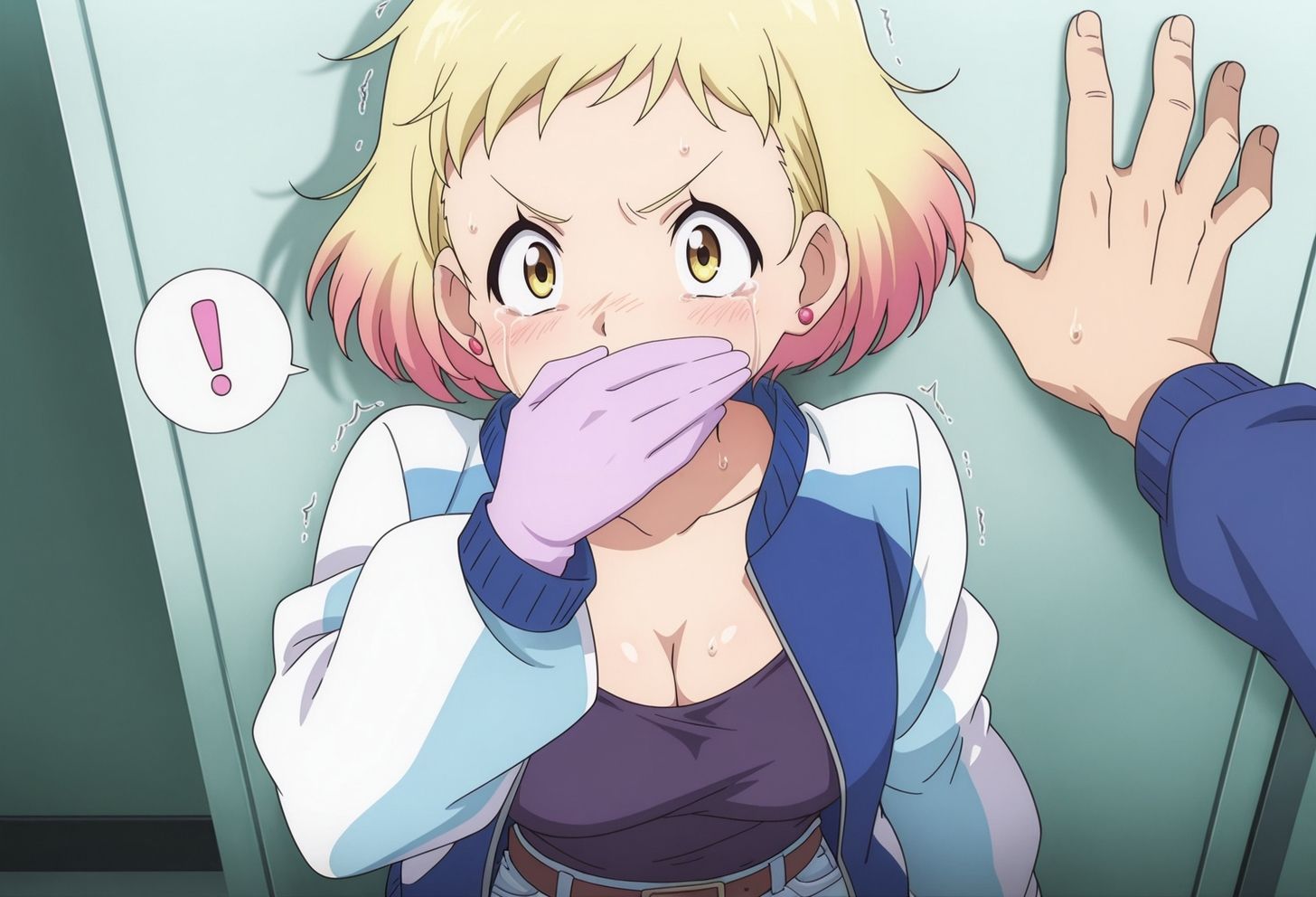 サンプル画像4:俺たちの性処理担当  -那智 鞠緒-(お手軽！ひろいんメス化計画) [d_553615]