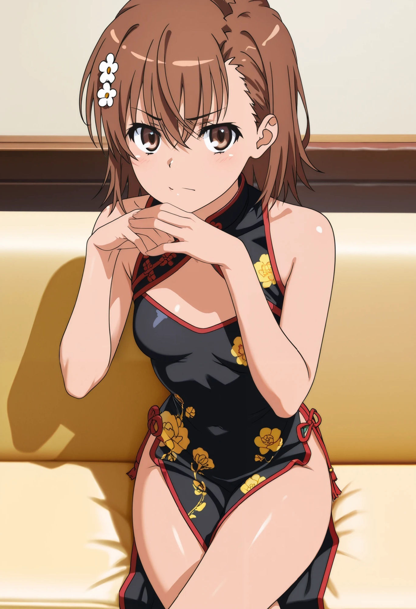 サンプル画像2:御坂〇琴  チャイナドレスでえっち（65枚）(ひぐまアート) [d_553723]