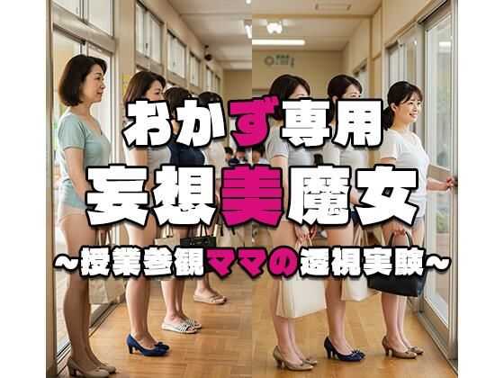 【おかず専用】妄想美魔女〜授業参観ママの透視実験5〜【AI美魔女】