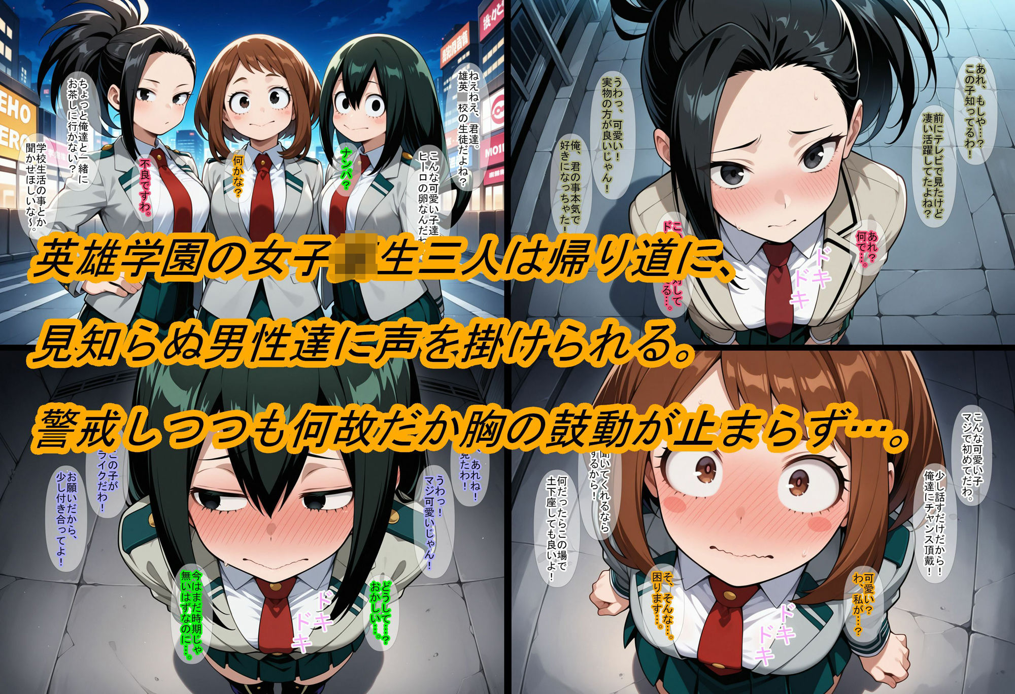 サンプル画像1:【ヒロ〇カ】メスを発情させる個性でJKヒーローがAV墜ち(魔術師プロトン2D) [d_553849]