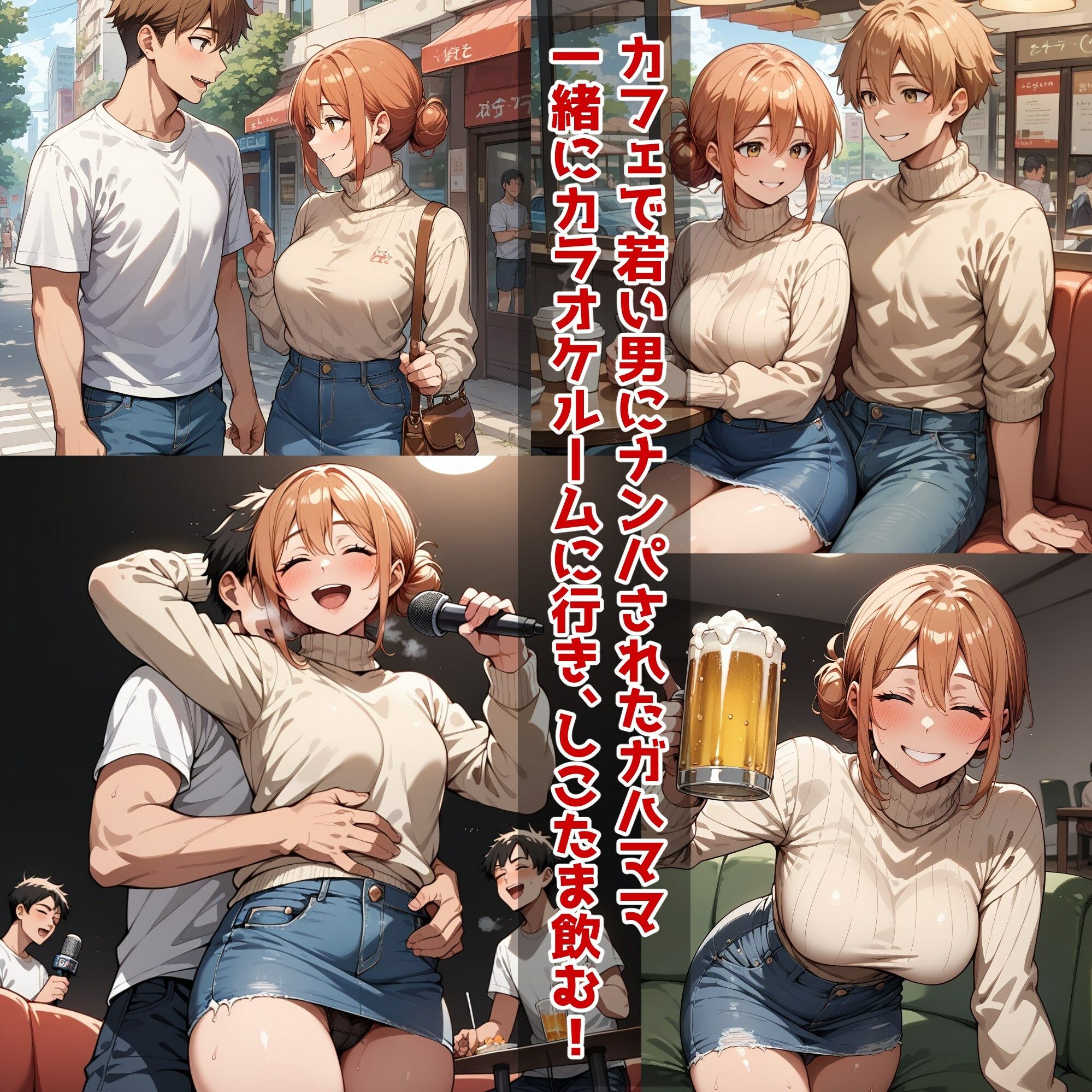 サンプル画像2:ガハママの狂乱カラオケパーティー(鮫島猛) [d_553941]