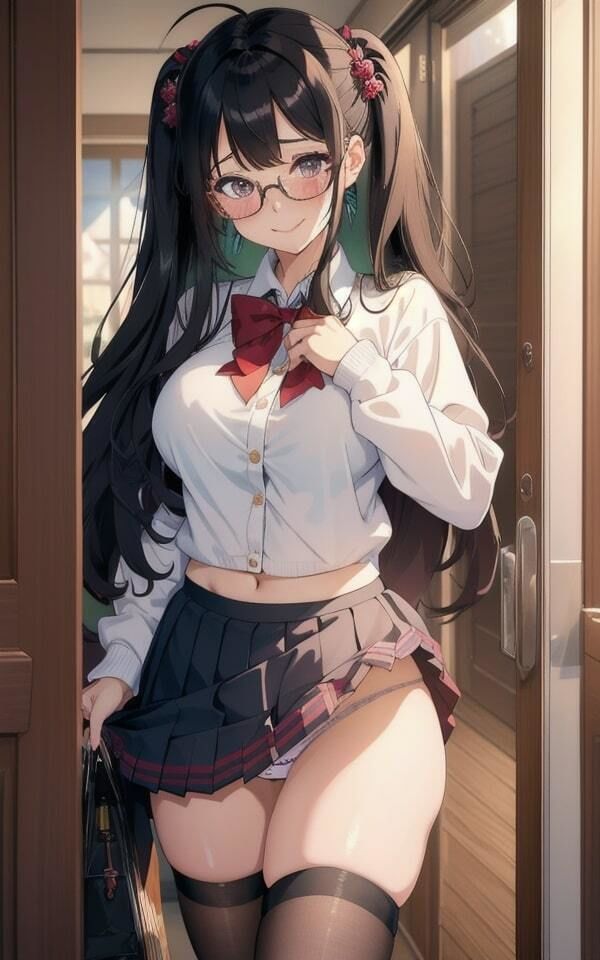 サンプル画像1:同級生の姉20歳大学生のメガネお姉さんに誘われて・・・清楚なのにFカップって反則！(高品質クラブ) [d_554015]