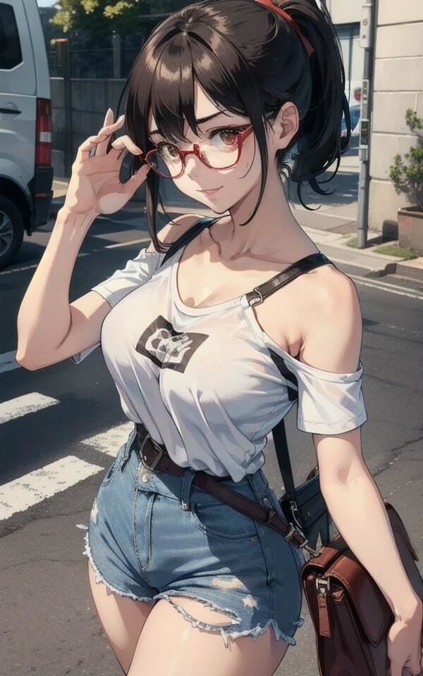 サンプル画像2:同級生の姉20歳大学生のメガネお姉さんに誘われて・・・清楚なのにFカップって反則！(高品質クラブ) [d_554015]