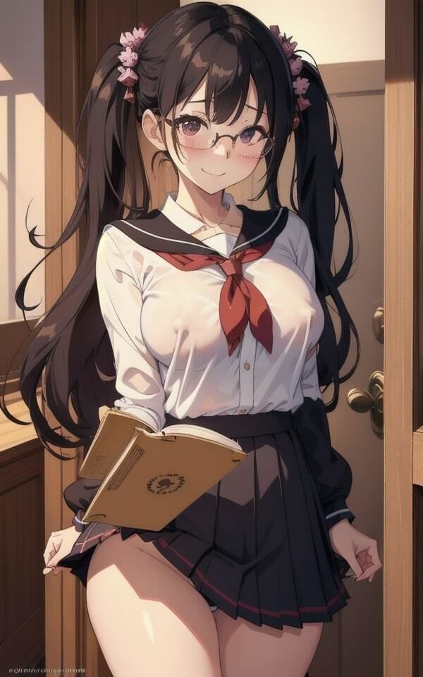 サンプル画像5:同級生の姉20歳大学生のメガネお姉さんに誘われて・・・清楚なのにFカップって反則！(高品質クラブ) [d_554015]