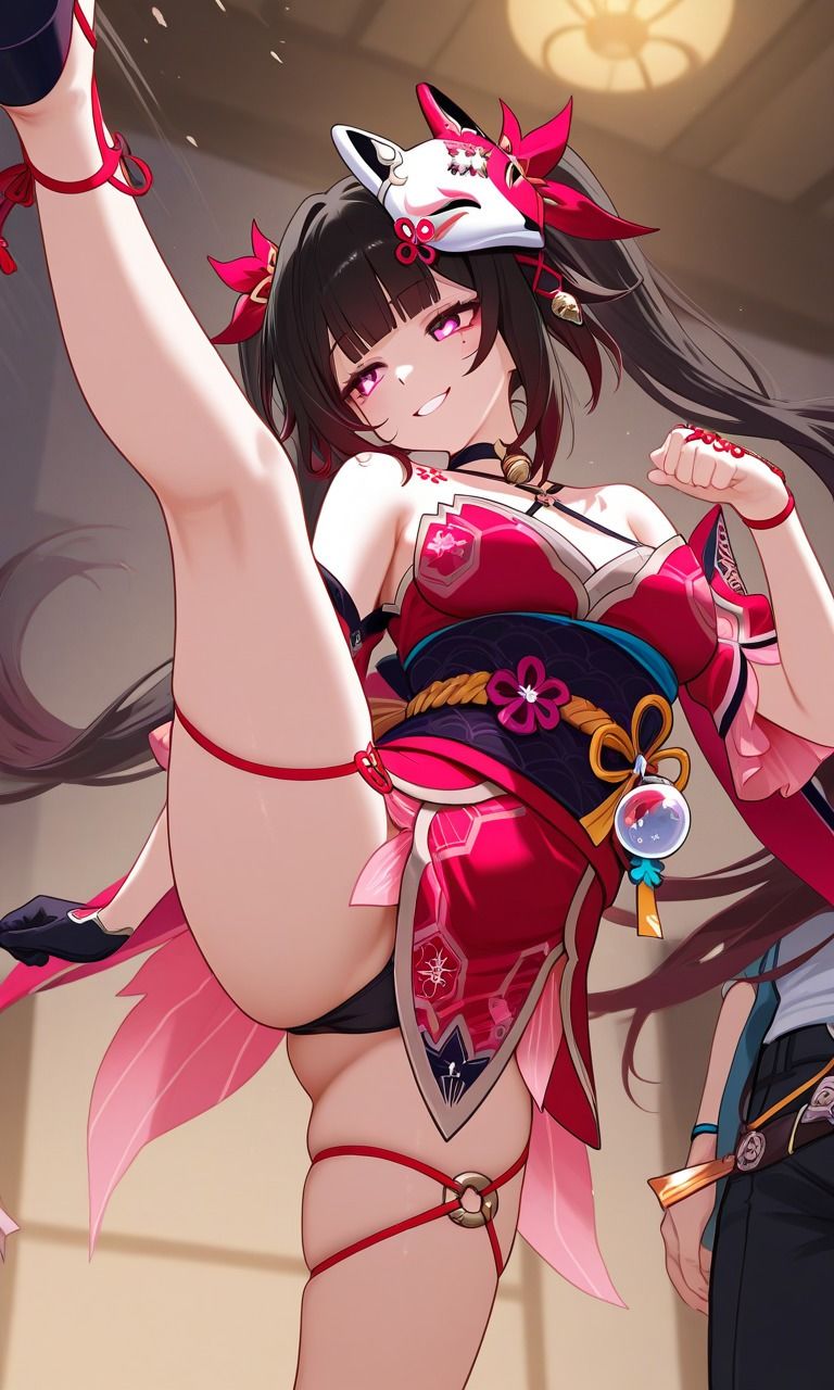 サンプル画像2:花火 Sparkle 蹴られたからヤり返す(ochamaru) [d_554069]