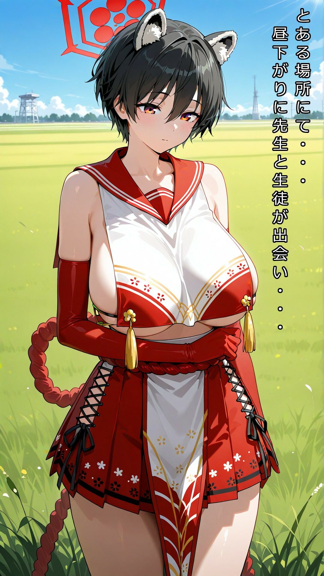 サンプル画像1:ツバキと？イチャらぶ？修行(tAI量SYA精) [d_554092]