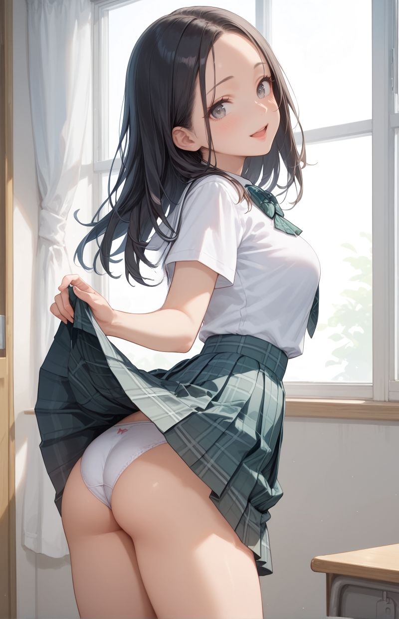 サンプル画像2:グラビア＆裏画像 JKアイドル 長澤ねる(AIらぼんぬ) [d_554120]