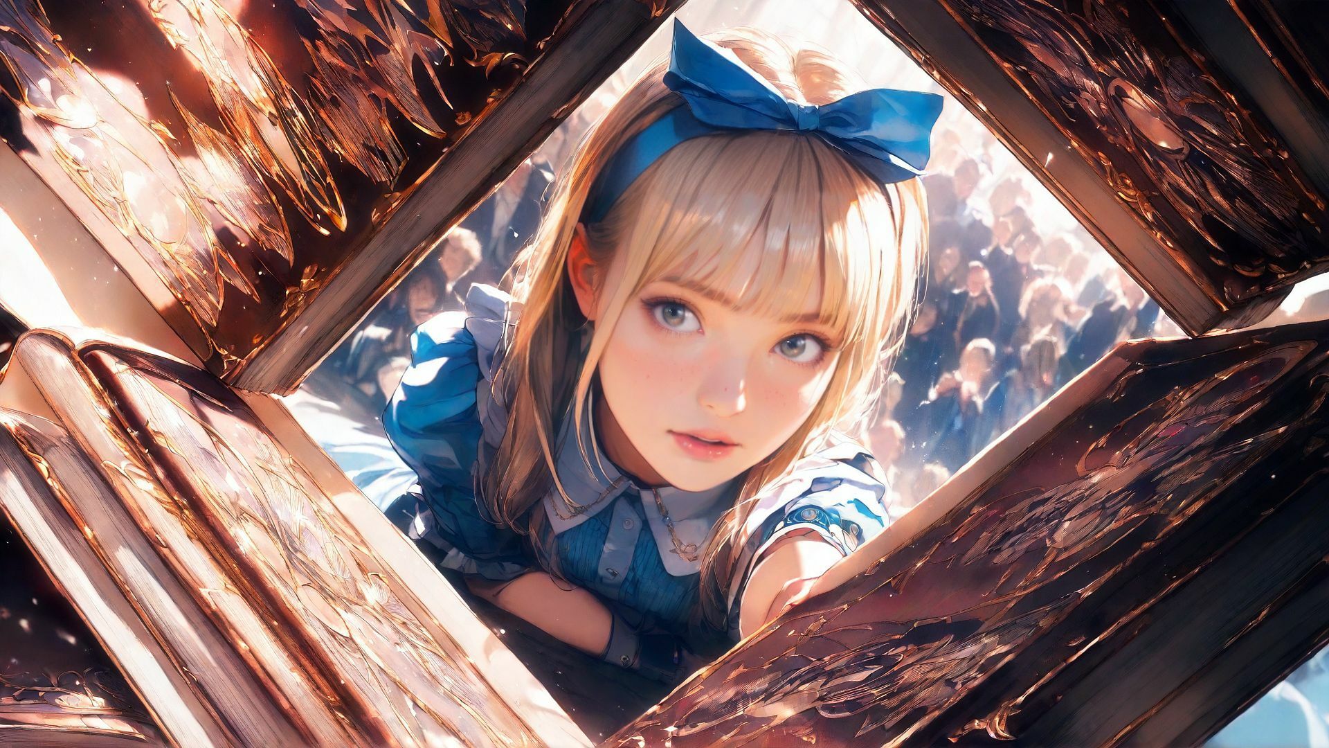 サンプル画像3:ALICE IN THE BOOKLAND -迷宮の国のアリス-(Gugh Gouf Burgers) [d_554164]