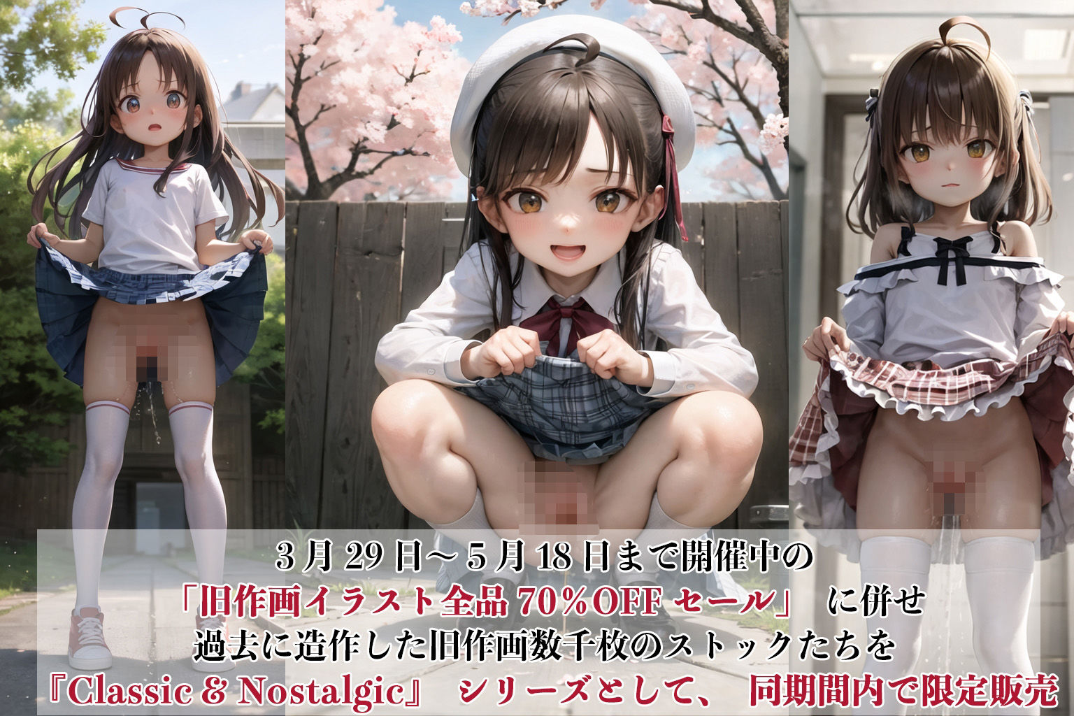 『野外放尿』〜Classic ＆ Nostalgic 100 Vol.1〜 AI Surufumi 摺文愛 エロ画像2