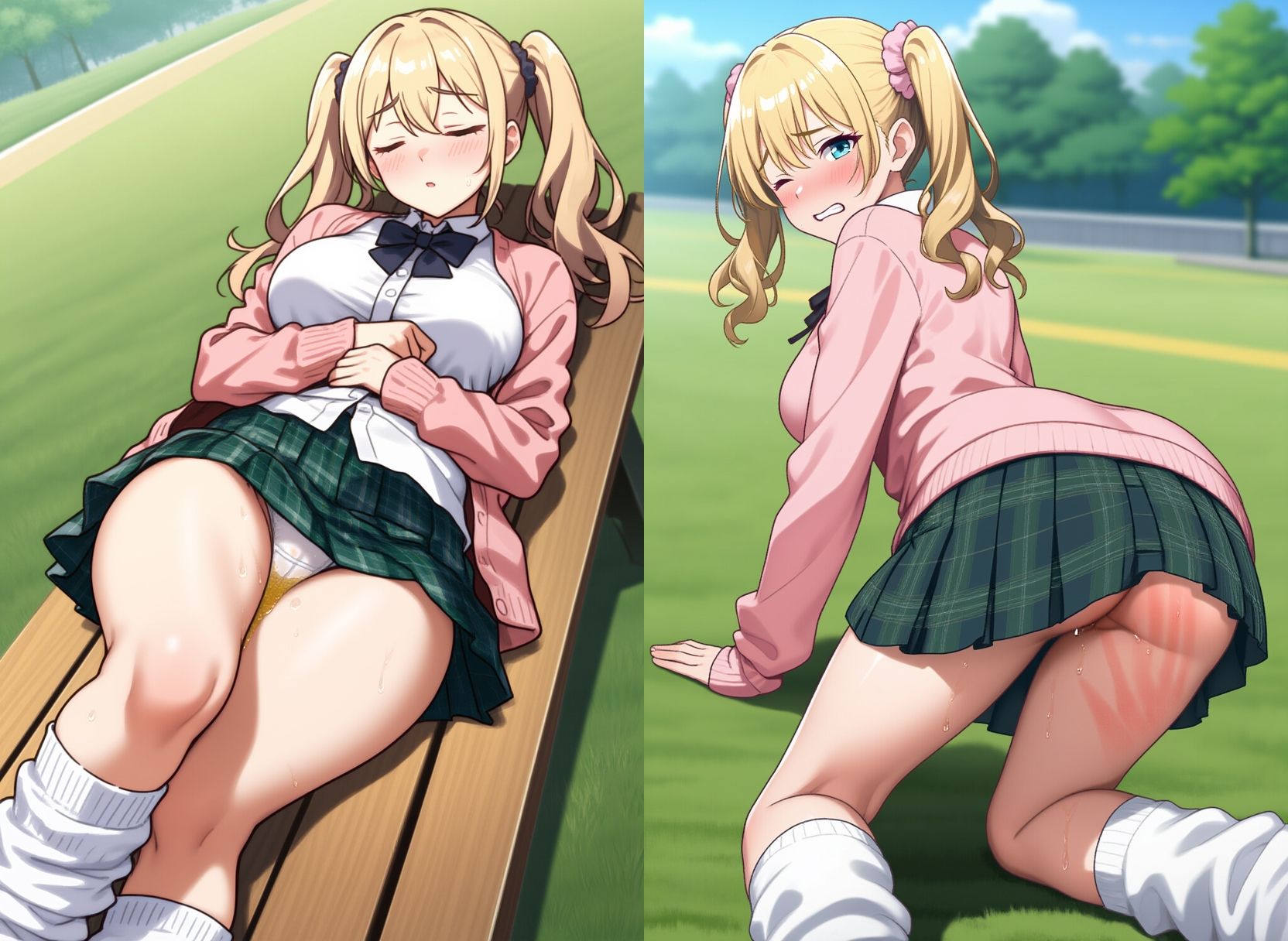 生意気ギャルが言いなりになるまで、失禁屈服させた件_6