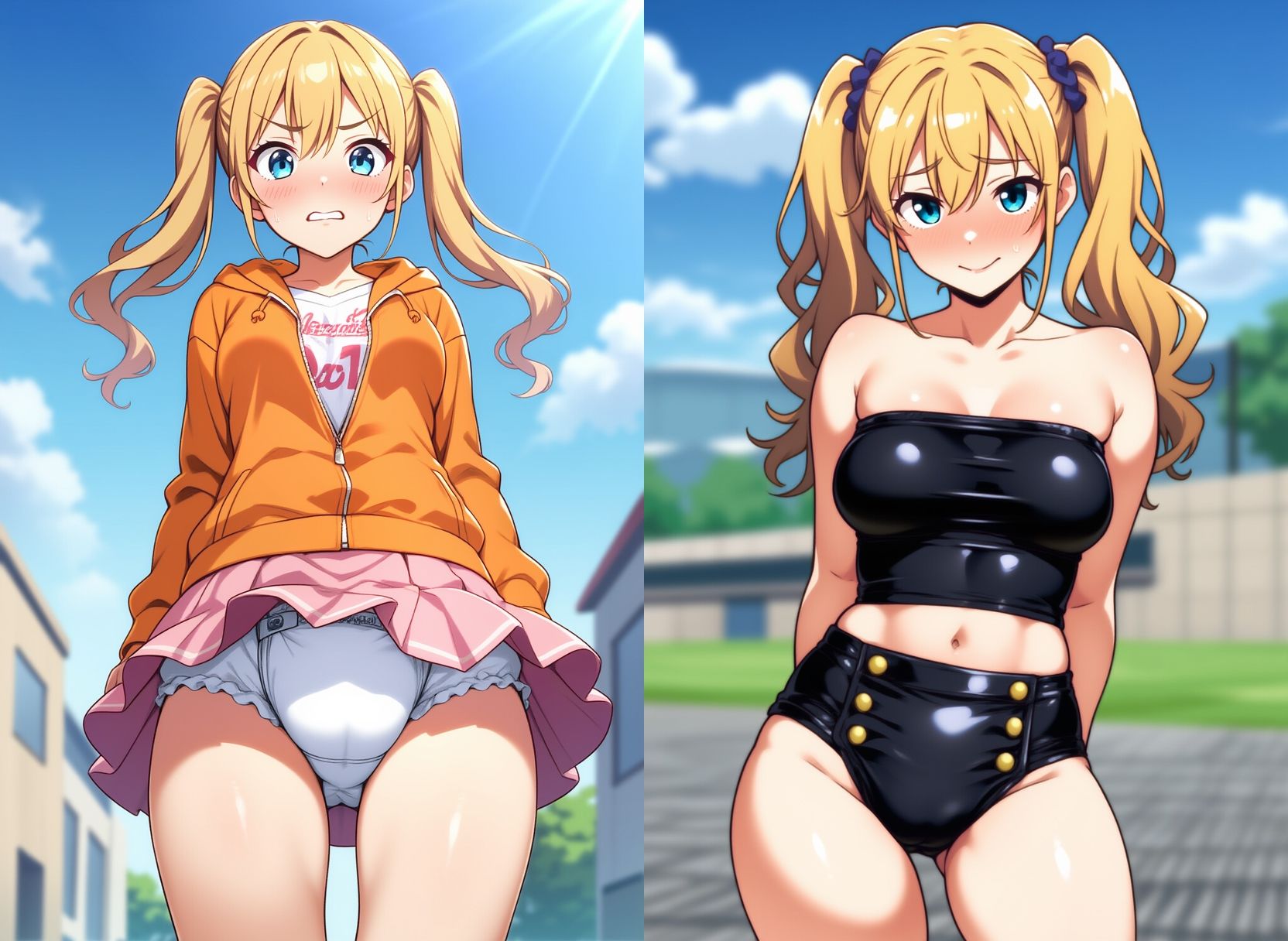 生意気ギャルが言いなりになるまで、失禁屈服させた件_9