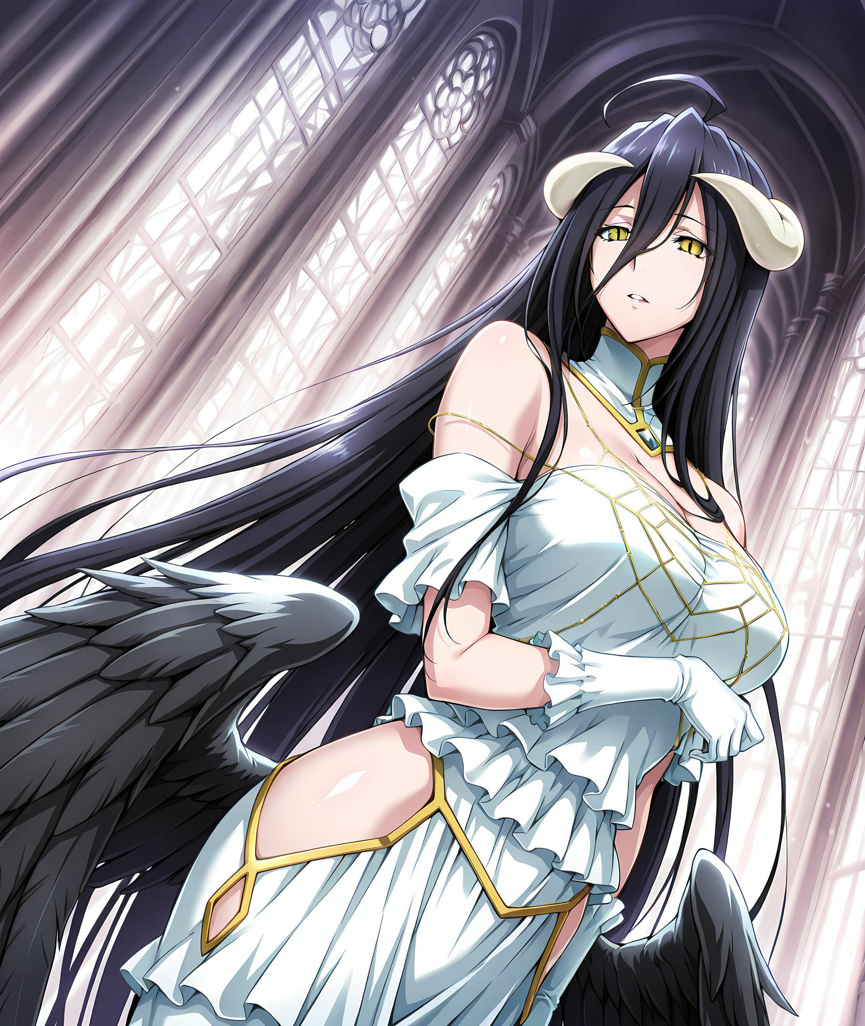 サンプル画像2:アルベド洗脳丸呑み・完堕ち搾精(ochiruevil) [d_554307]