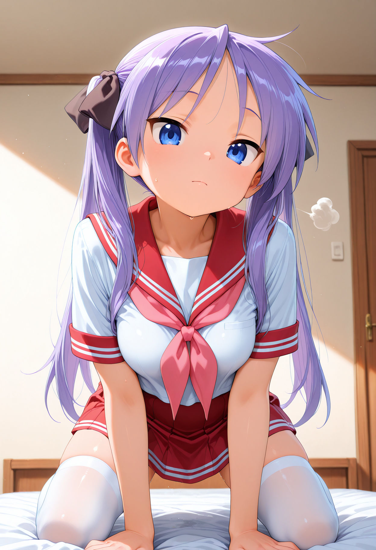 サンプル画像3:ら〇すた 柊か〇み えっちなCG集(へっぽこAI研究室) [d_554319]