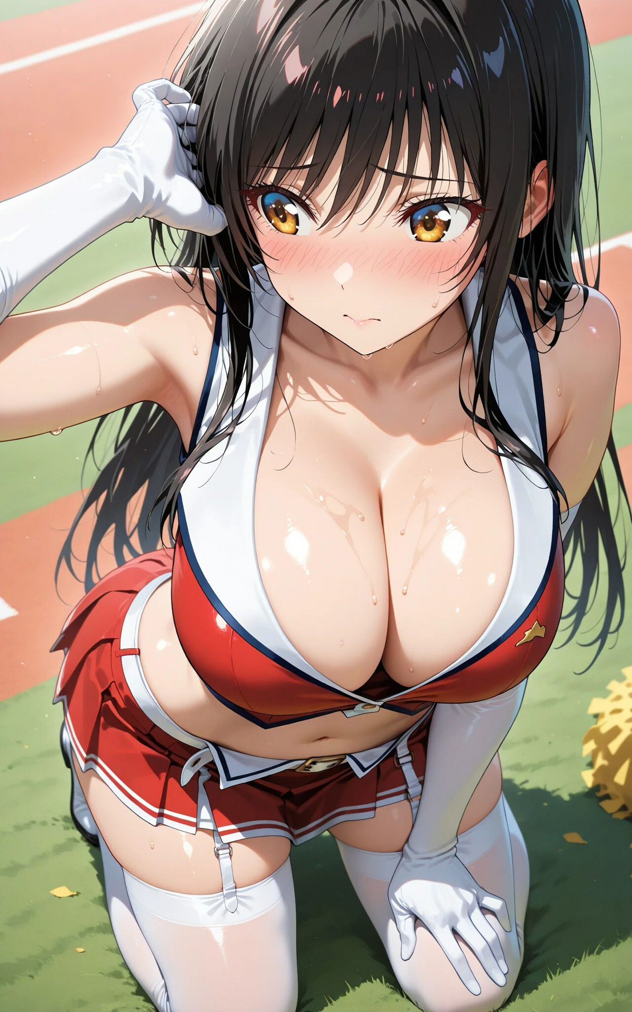 サンプル画像2:【発情ヒロイン】To L☆VEる -とらぶる- 古☆川唯  チアガール調教編(画像生成マン) [d_554340]